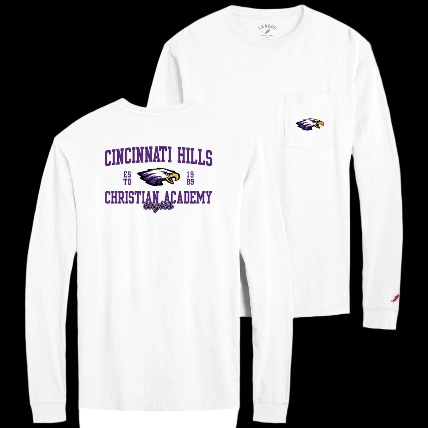 League Long Sleeve Pocket Tee