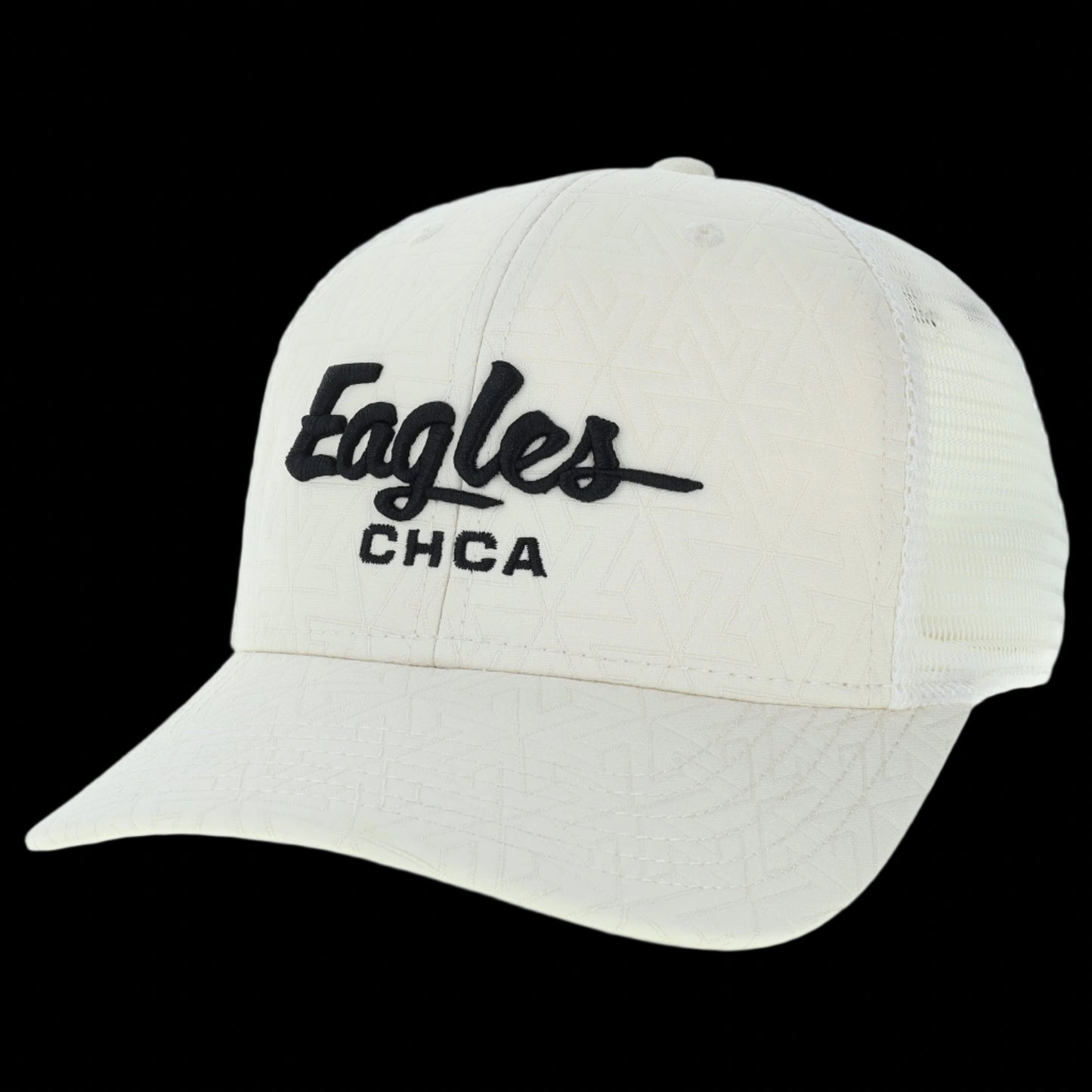 Quilted Mid Pro Trucker-White