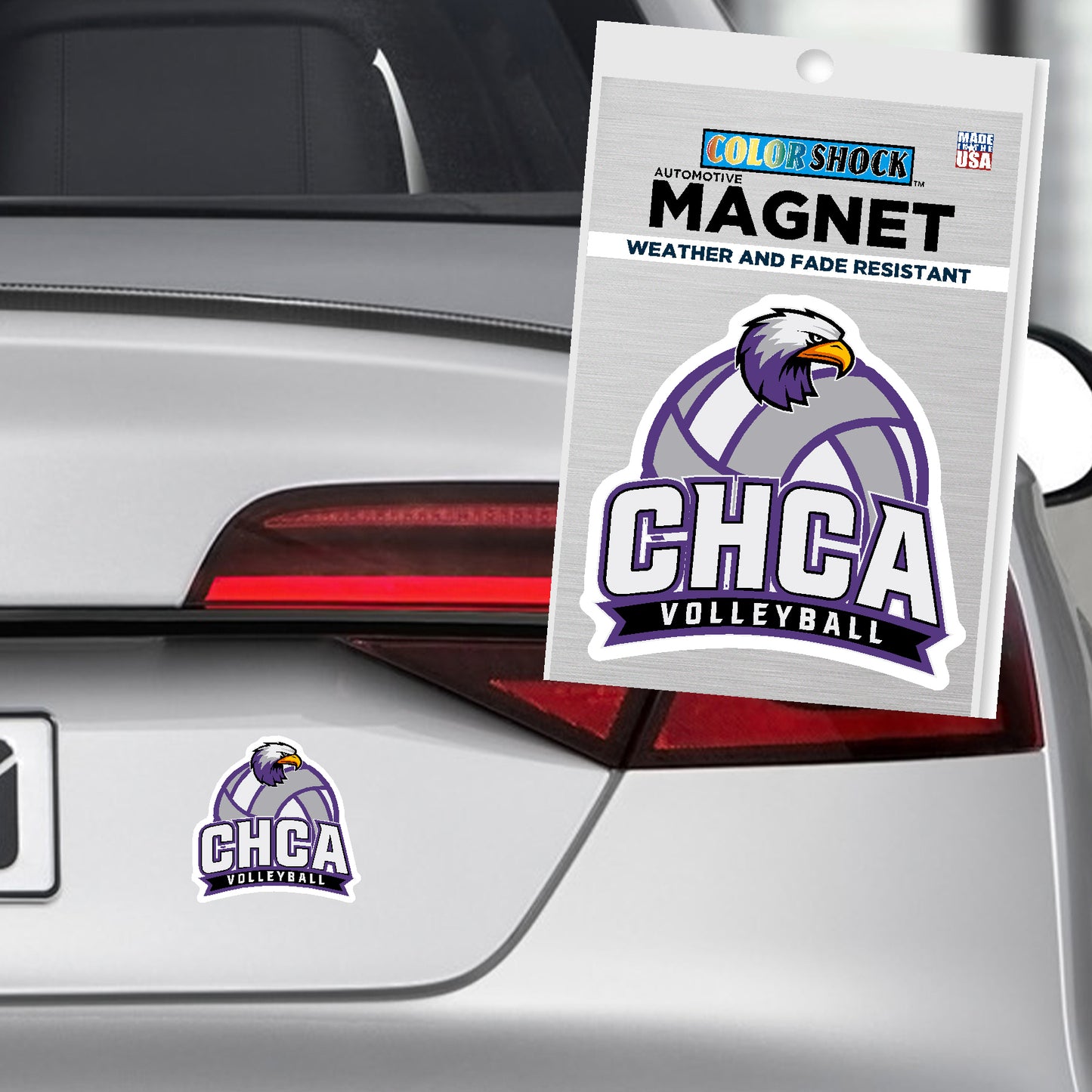 Volleyball Car Magnet