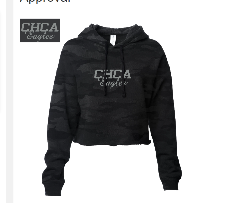 OURAY Camo Crop Hoodie