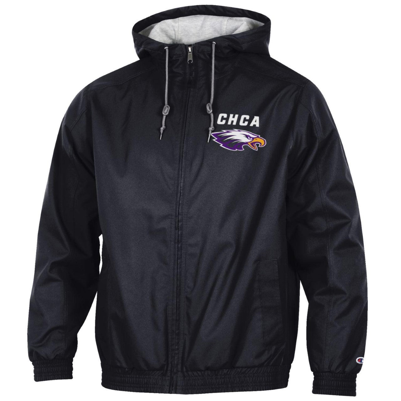 Champion Varsity Lined Jacket-Black