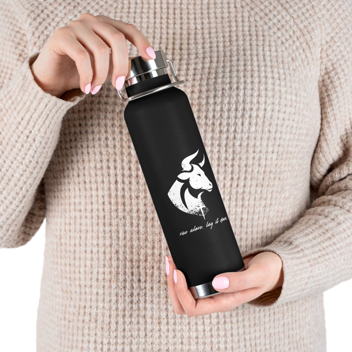 SHOR Copper Vacuum Insulated Bottle, 22oz