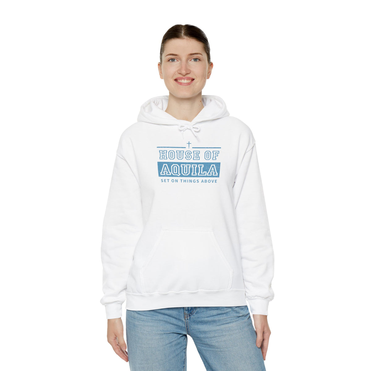 AQUILA VINTAGE BLOCK Unisex Heavy Blend™ Hooded Sweatshirt