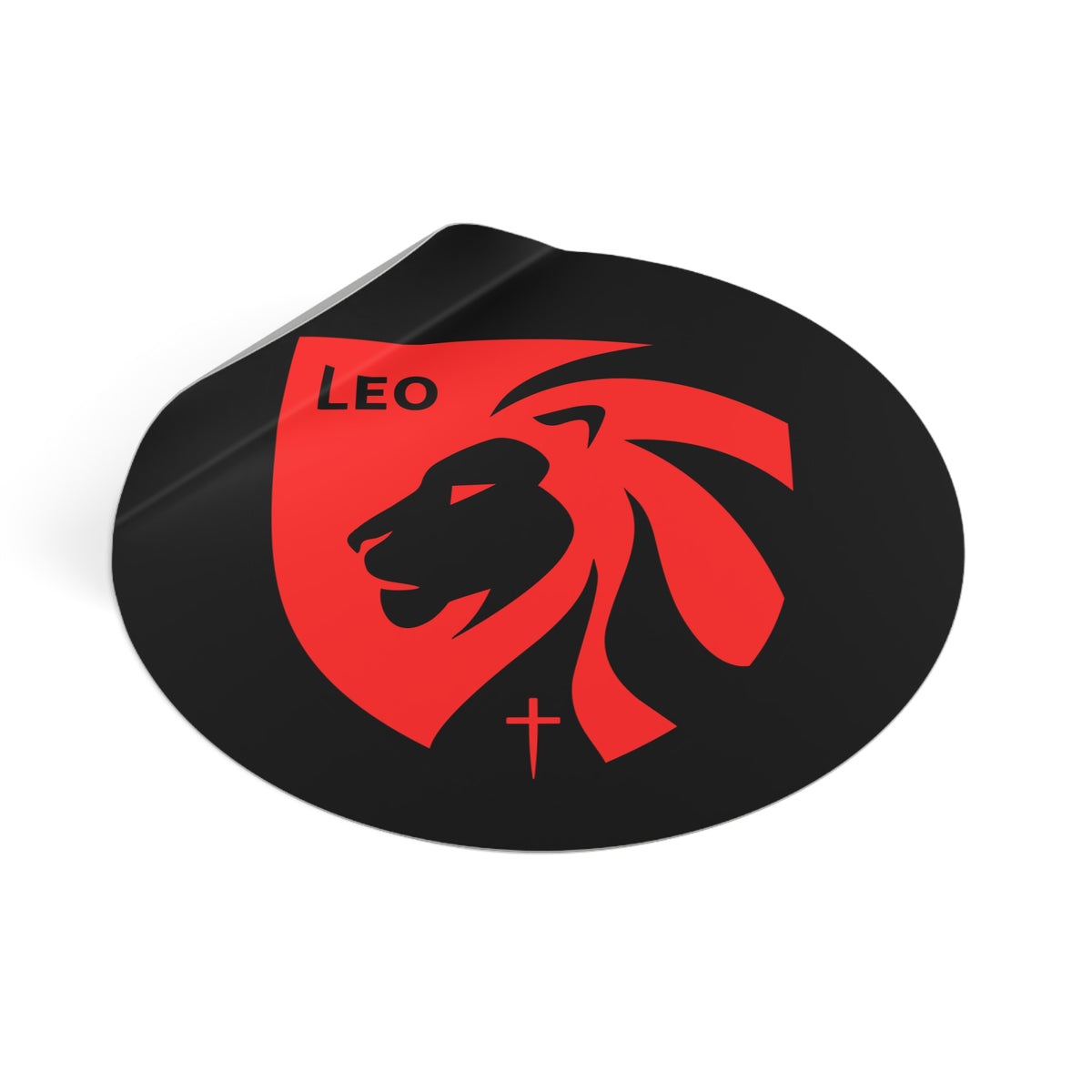 LEO Round Vinyl Stickers