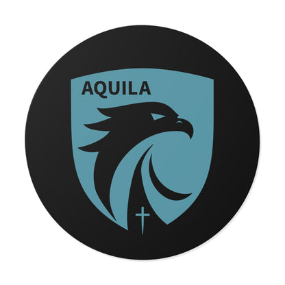 AQUILA Round Vinyl Stickers