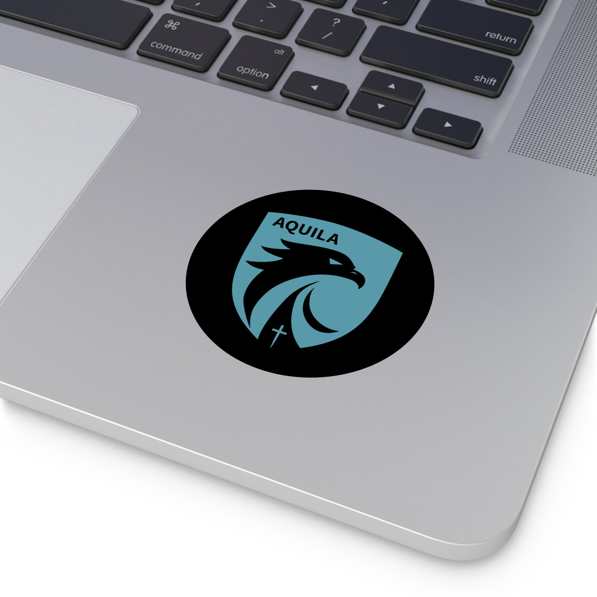 AQUILA Round Vinyl Stickers