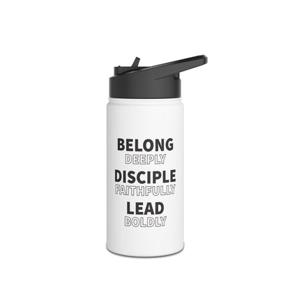 SHOR Stainless Steel Water Bottle, Standard Lid