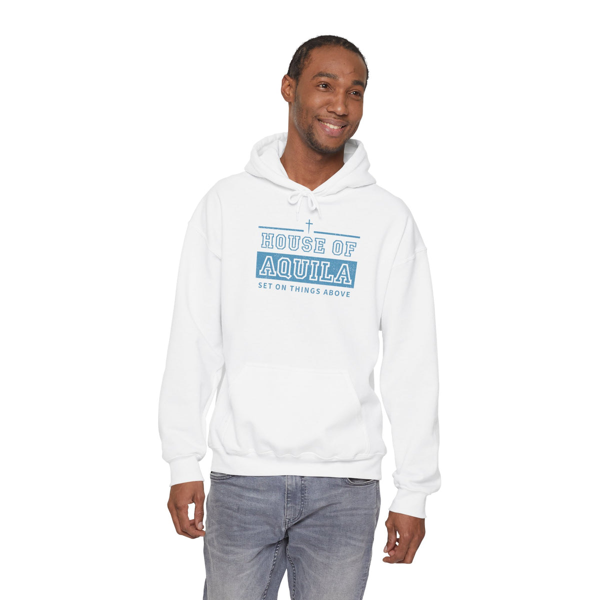 AQUILA VINTAGE BLOCK Unisex Heavy Blend™ Hooded Sweatshirt