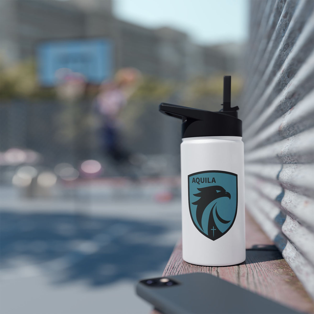 AQUILA Stainless Steel Water Bottle, Standard Lid