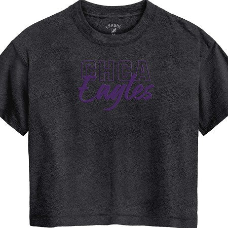 L2 Intramural Midi Tee-Heather Black