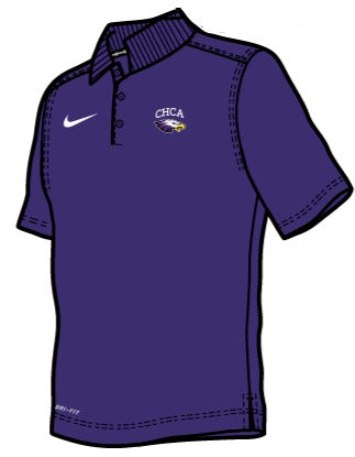 Nike Varsity Polo-Purple