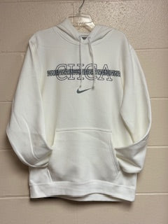 Nike White Club Fleece Hoodie